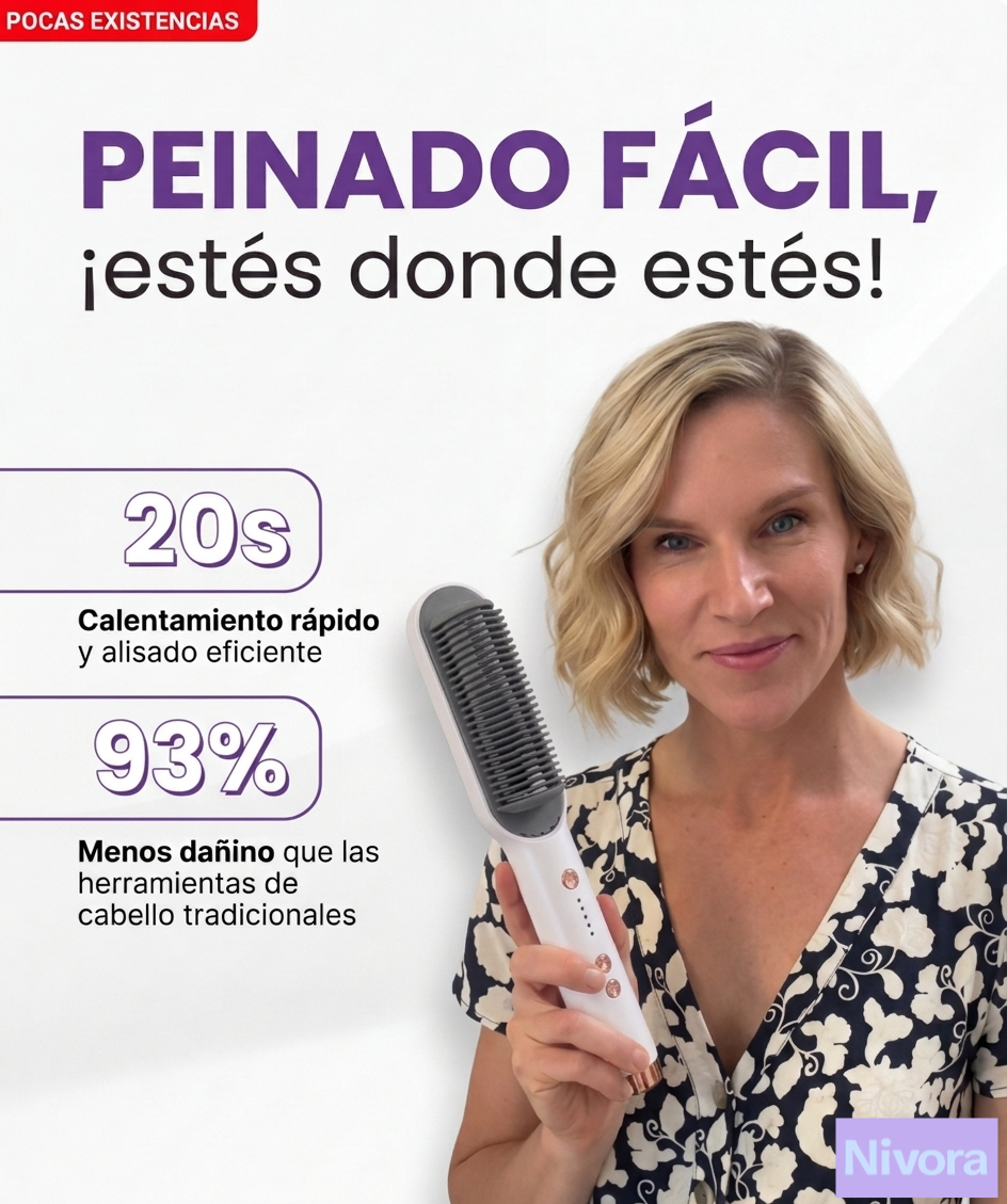 Peina tu cabello en menos de 5 minutos, en cualquier momento y lugar